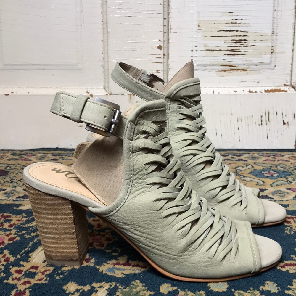 💙Sam Edelman Holly Leather Woven Sandal